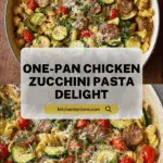 Chicken Zucchini Pasta Skillet Recipe