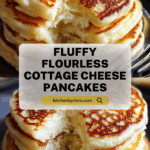 Flourless Cottage Cheese Pancakes Recipe