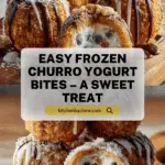 Frozen Churro Yogurt Bites Recipe