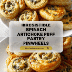 Puff Pastry Spinach Artichoke PInwheels Recipe
