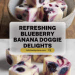 Blueberry Banana Frozen Dog Treats Recipe
