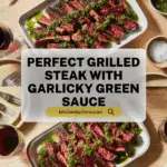 Grilled Steak With Garlicky Green Sauce Recipe