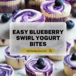 Blueberry Swirl Yogurt Bites Recipe