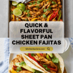 Sheet Pan Chicken Fajitas Recipe