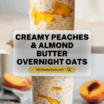 Peaches and Cream Overnight Oats Recipe
