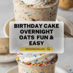 Birthday Cake Overnight Oats Recipe