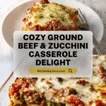 Ground Beef Zucchini Casserole Recipe