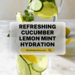 Cucumber Lemon Mint Water Recipe