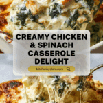 Chicken and Spinach Casserole with Cream Cheese Recipe