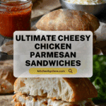 Cheesy Chicken Parmesan Sandwiches & Garlic Basil Aioli Recipe
