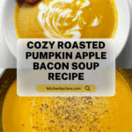Roasted Pumpkin Apple Bacon Soup Recipe