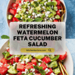 Watermelon Salad Recipe with Feta and Cucumber Recipe