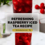 Homemade Raspberry Iced Tea Recipe