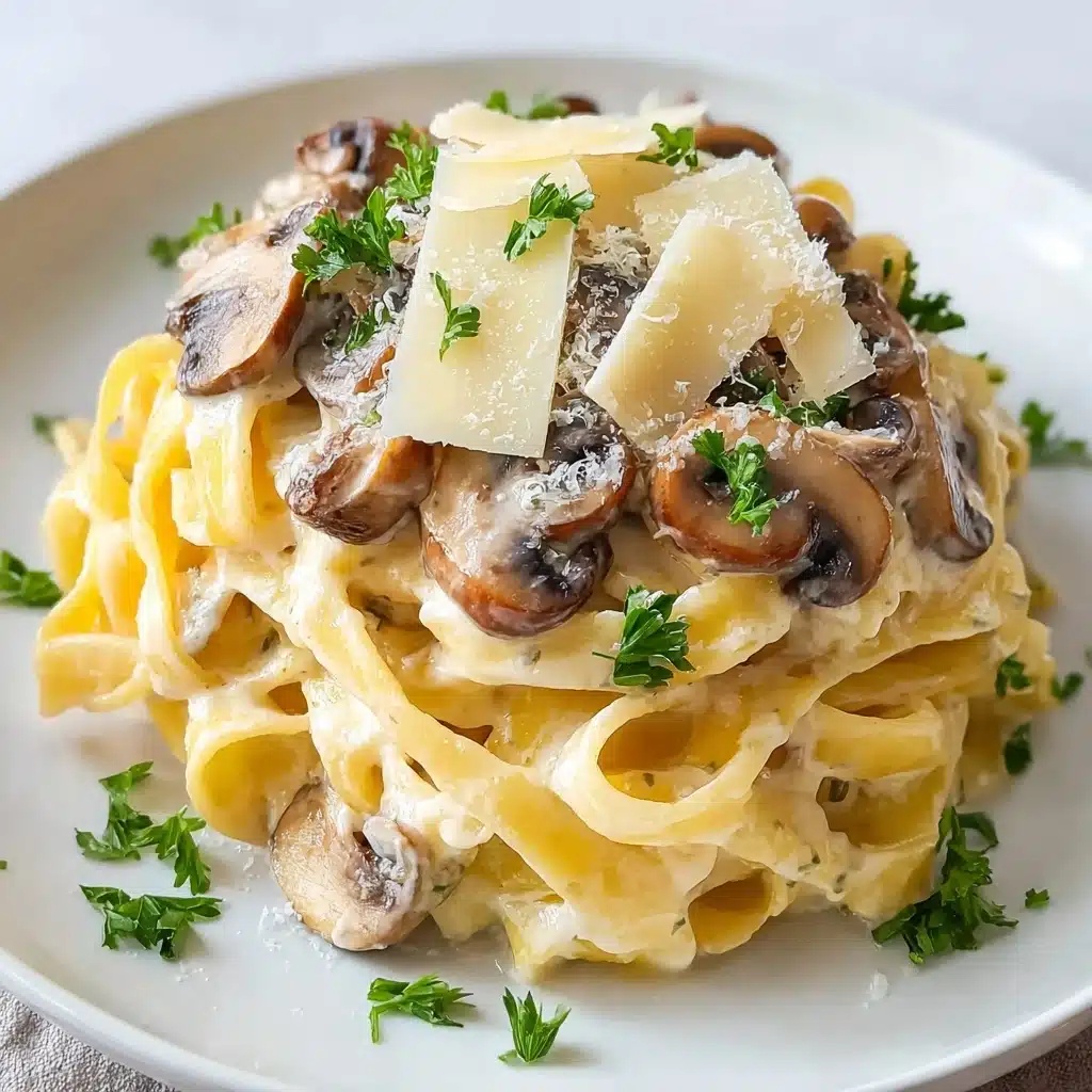 Mushroom Ricotta Pasta Recipe - Recipe Image