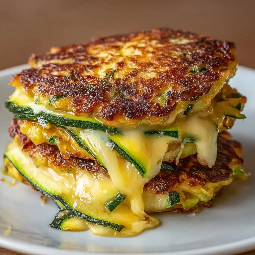 Zucchini Grilled Cheese: Irresistible Garlic Butter Recipe - Recipe Image