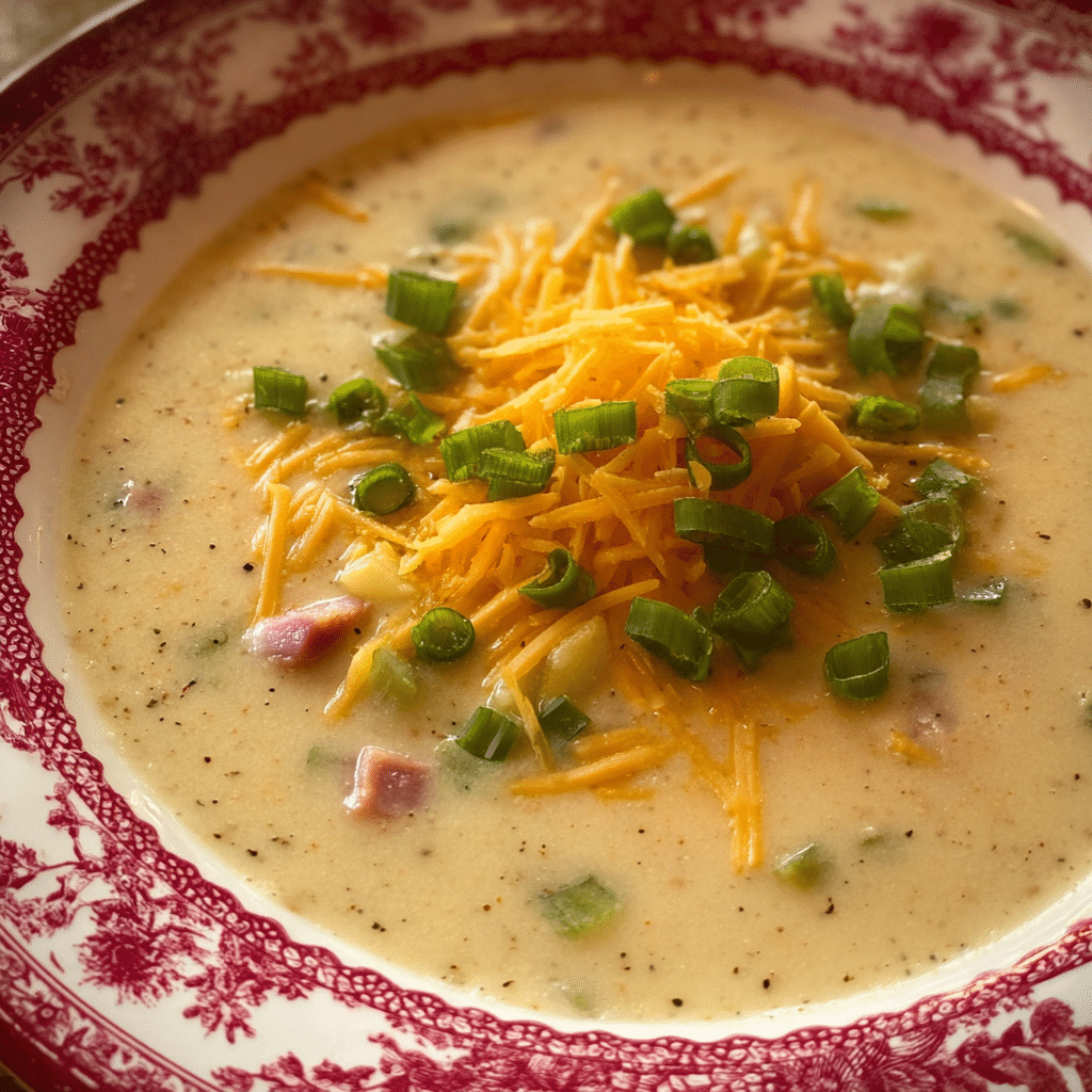 The Best Ham and Potato Soup Recipe - Recipe Image