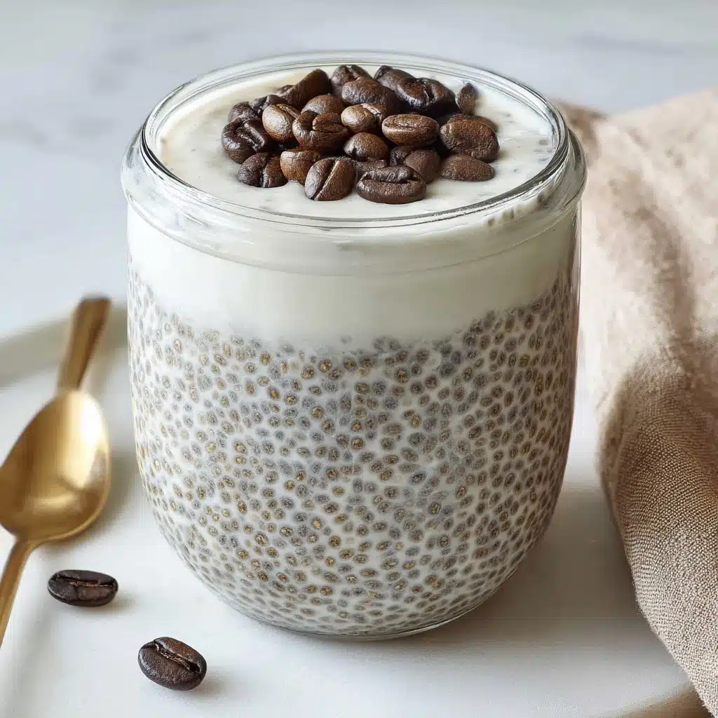 Creamy Coffee Chia Pudding with Cold Brew and Yogurt Recipe - Recipe Image