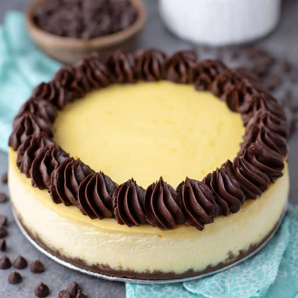 Boston Cream Pie Cheesecake Recipe - Recipe Image