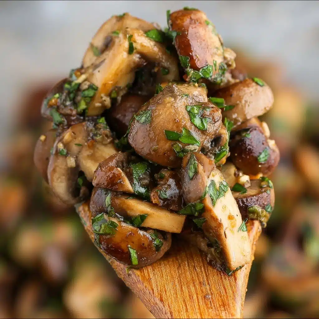 Garlic Herb Mushrooms (Cowboy Butter) Recipe - Recipe Image