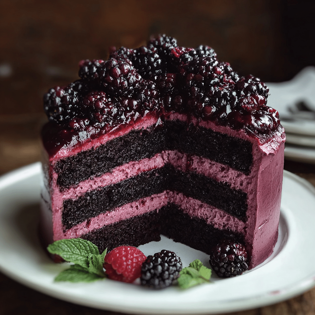 Bourbon Blackberry Cake Recipe