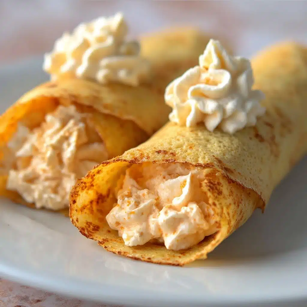 Pumpkin Crepes with Pumpkin Filling Recipe