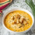 Pumpkin Soup with Gruyere Recipe