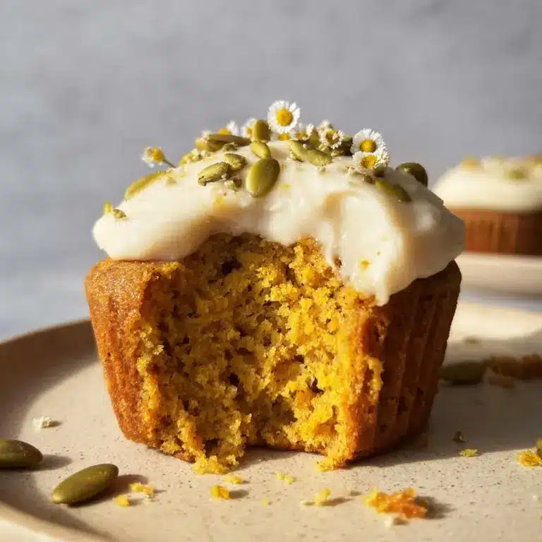 Pumpkin Cassava Flour Cupcakes (Paleo, Nut Free) Recipe