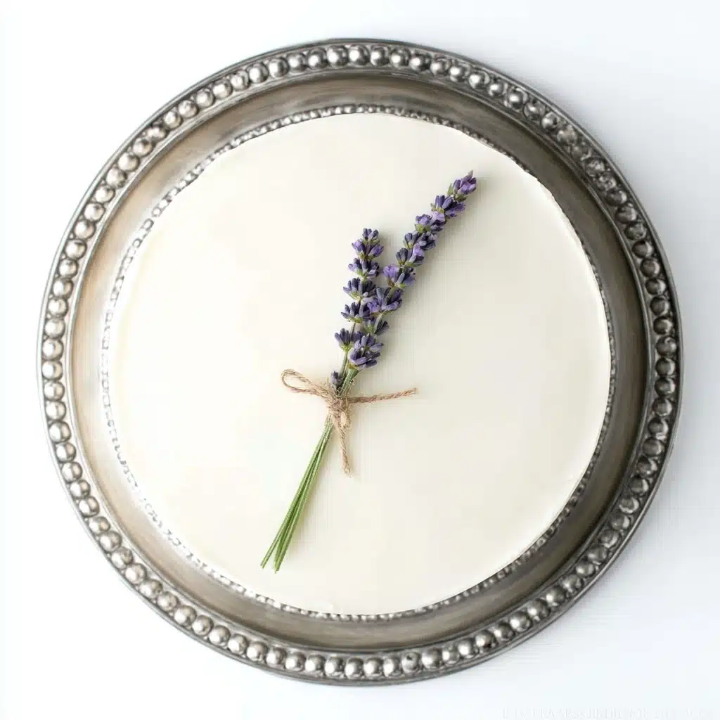 HONEY LAVENDER CHEESECAKE Recipe - Recipe Image