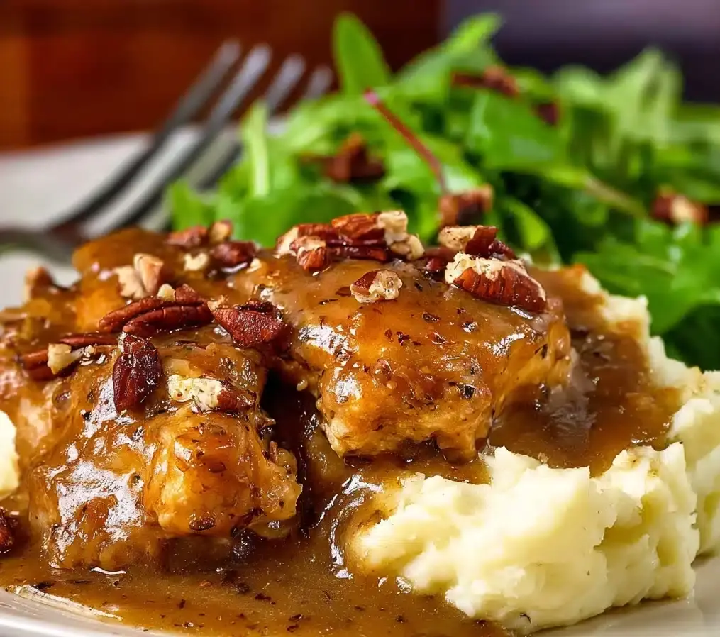 Maple Bourbon Pecan Chicken Recipe