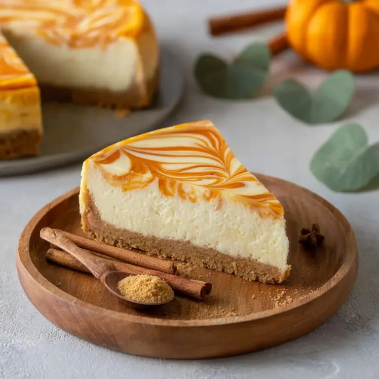 Pumpkin Swirl Cheesecake Recipe