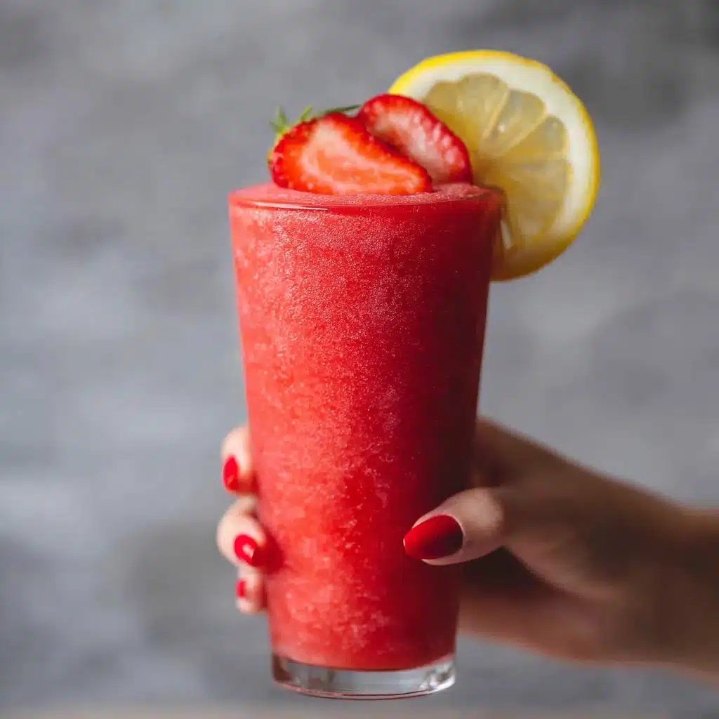 Frozen strawberry lemonade Recipe - Recipe Image