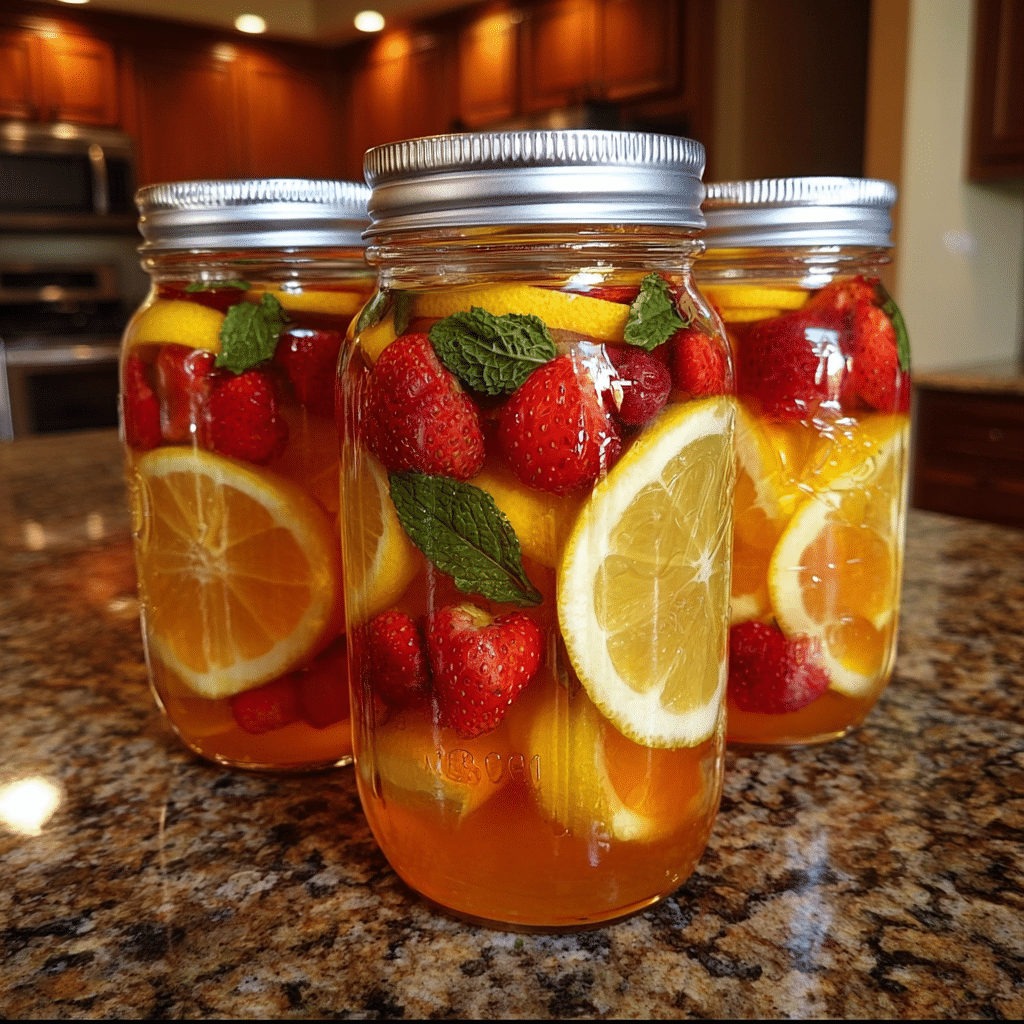 Strawberry citrus iced tea Recipe - Recipe Image