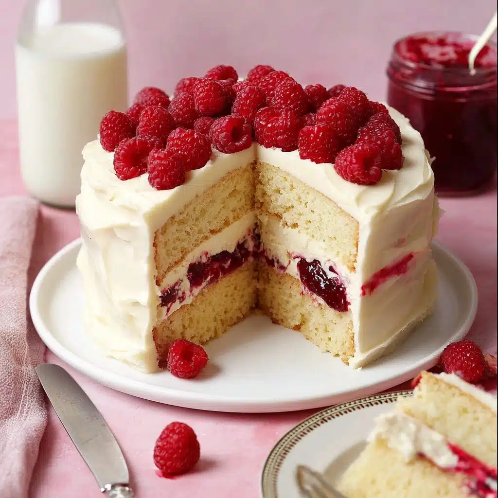 White Chocolate Raspberry Cake Recipe