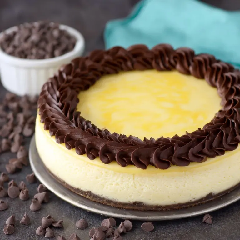 Boston Cream Pie Cheesecake Recipe