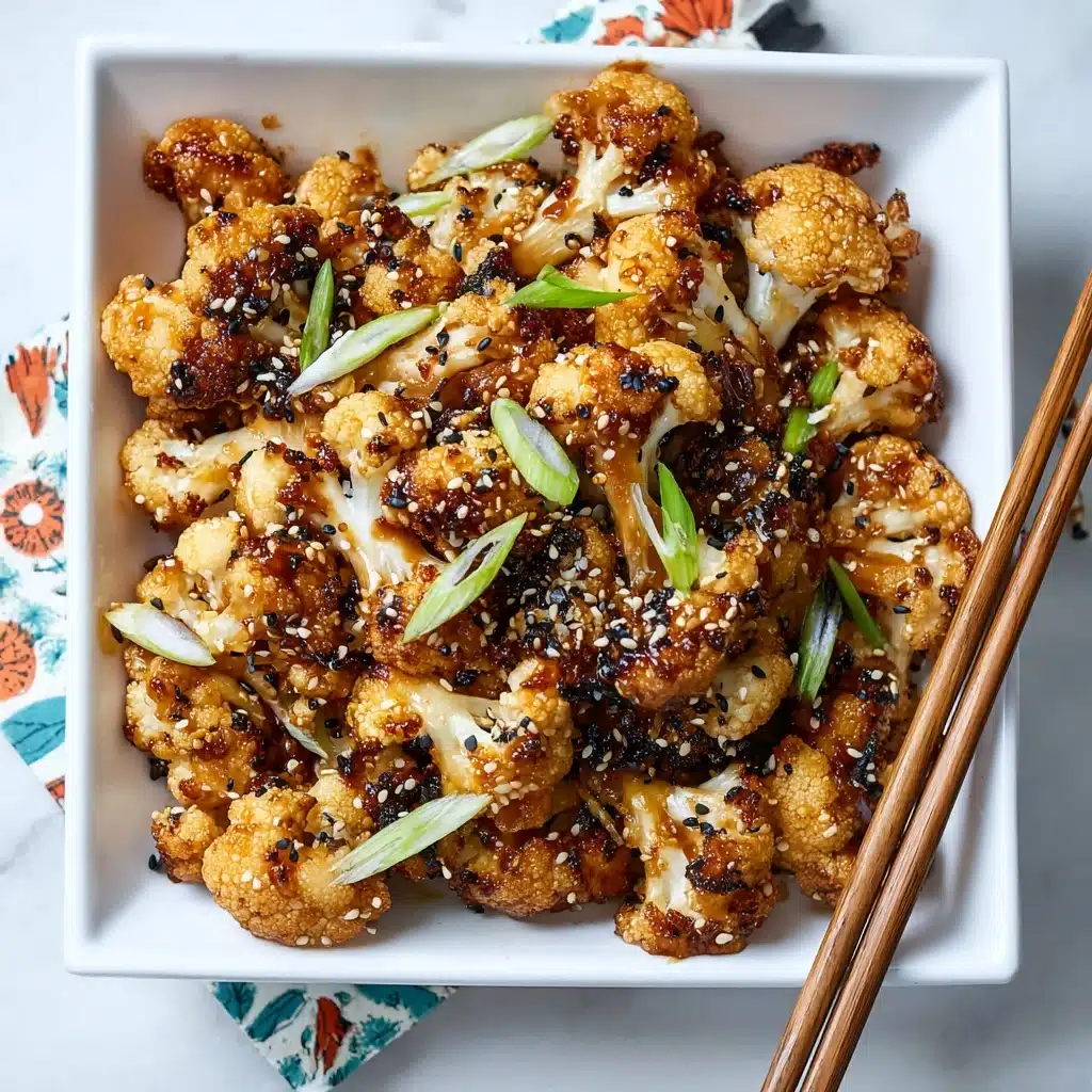 Sweet and Spicy Baked Cauliflower Recipe - Recipe Image