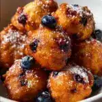 Air Fryer Blueberry Cottage Cheese Donut Holes Recipe