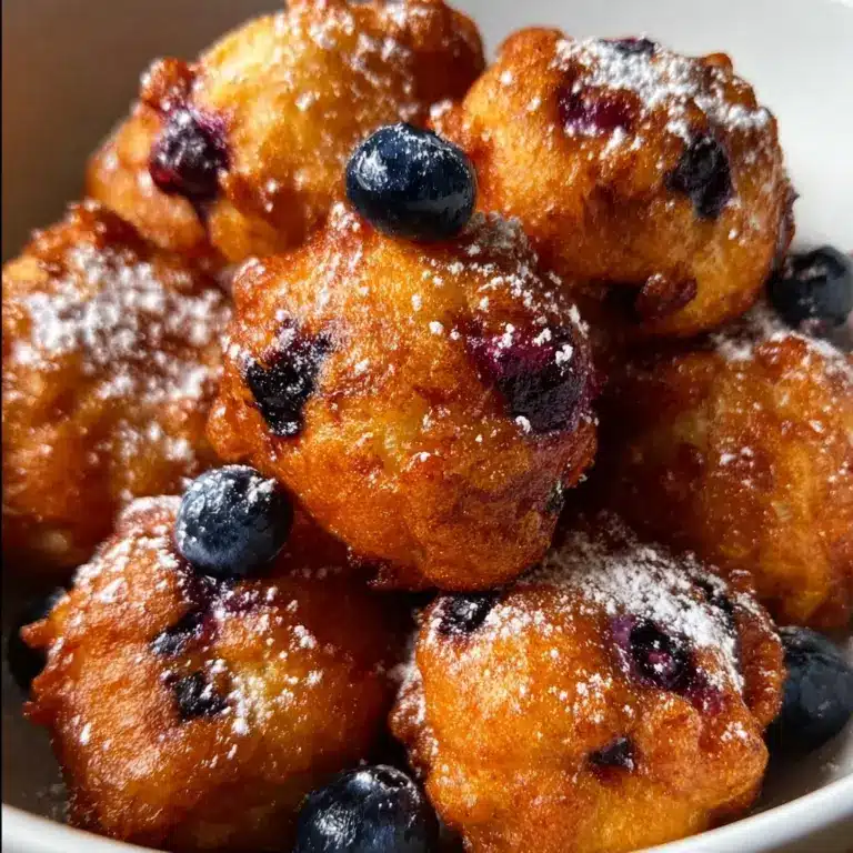 Air Fryer Blueberry Cottage Cheese Donut Holes Recipe