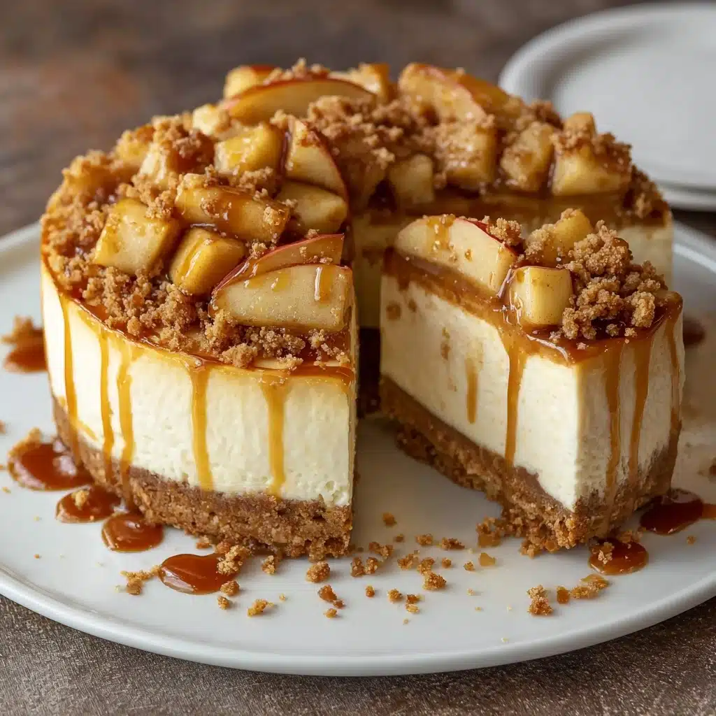 Salted Caramel Apple Pie Cheesecake Recipe