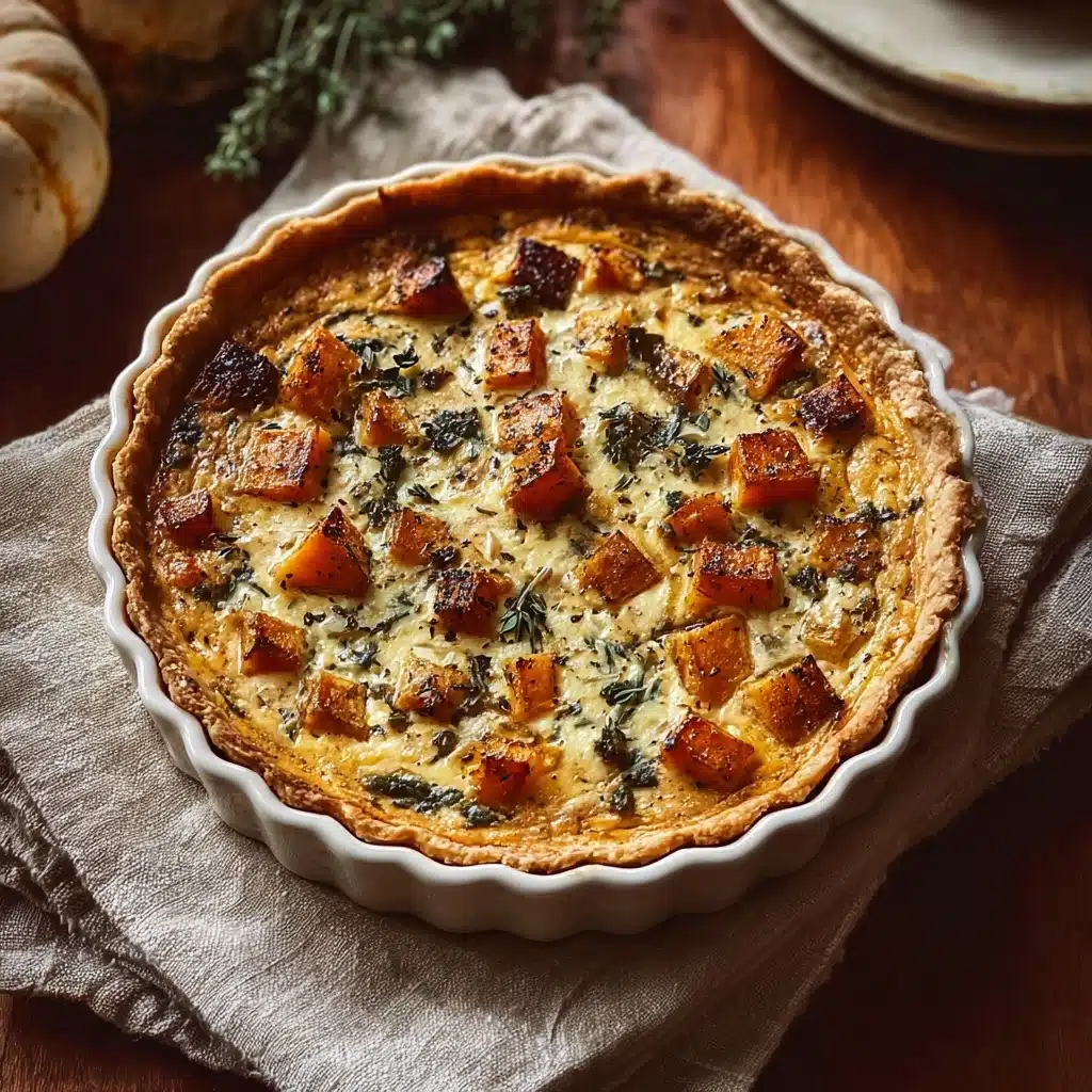 Butternut Squash & Sage Quiche Recipe - Recipe Image