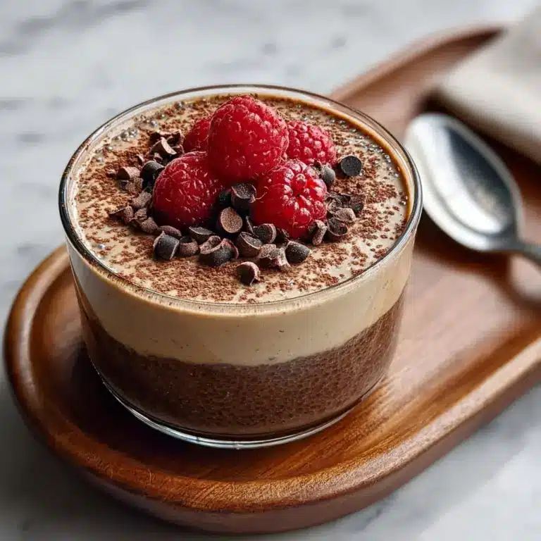 Tiramisu Chia Pudding Recipe