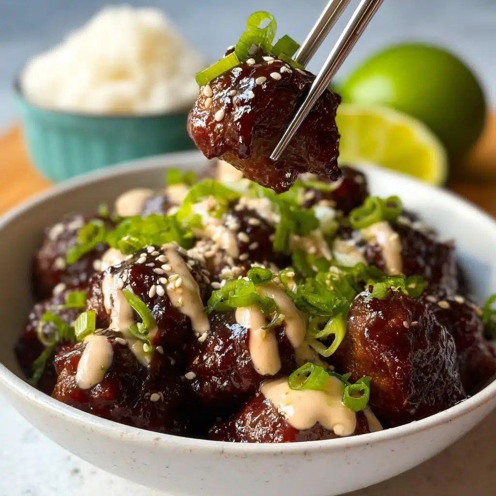 Korean BBQ Meatballs Recipe - Recipe Image