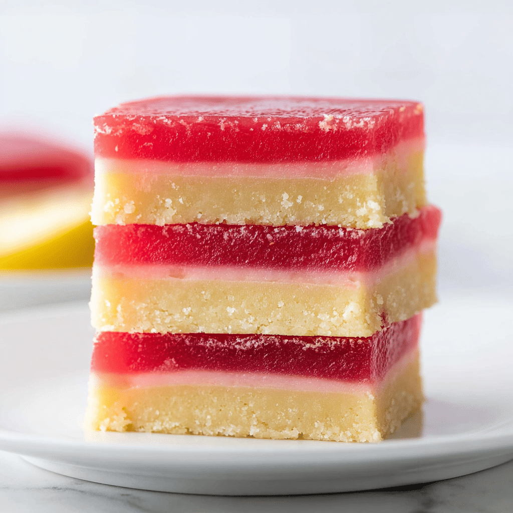 Lemon Raspberry Bars Recipe - Recipe Image