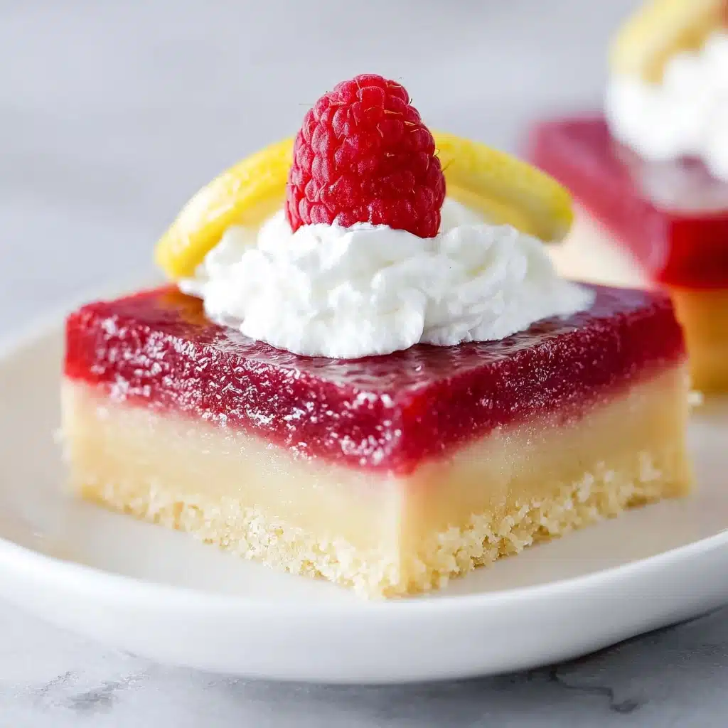 Lemon Raspberry Bars Recipe