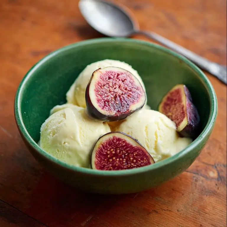 Fig Leaf and Honey Ice Cream Recipe