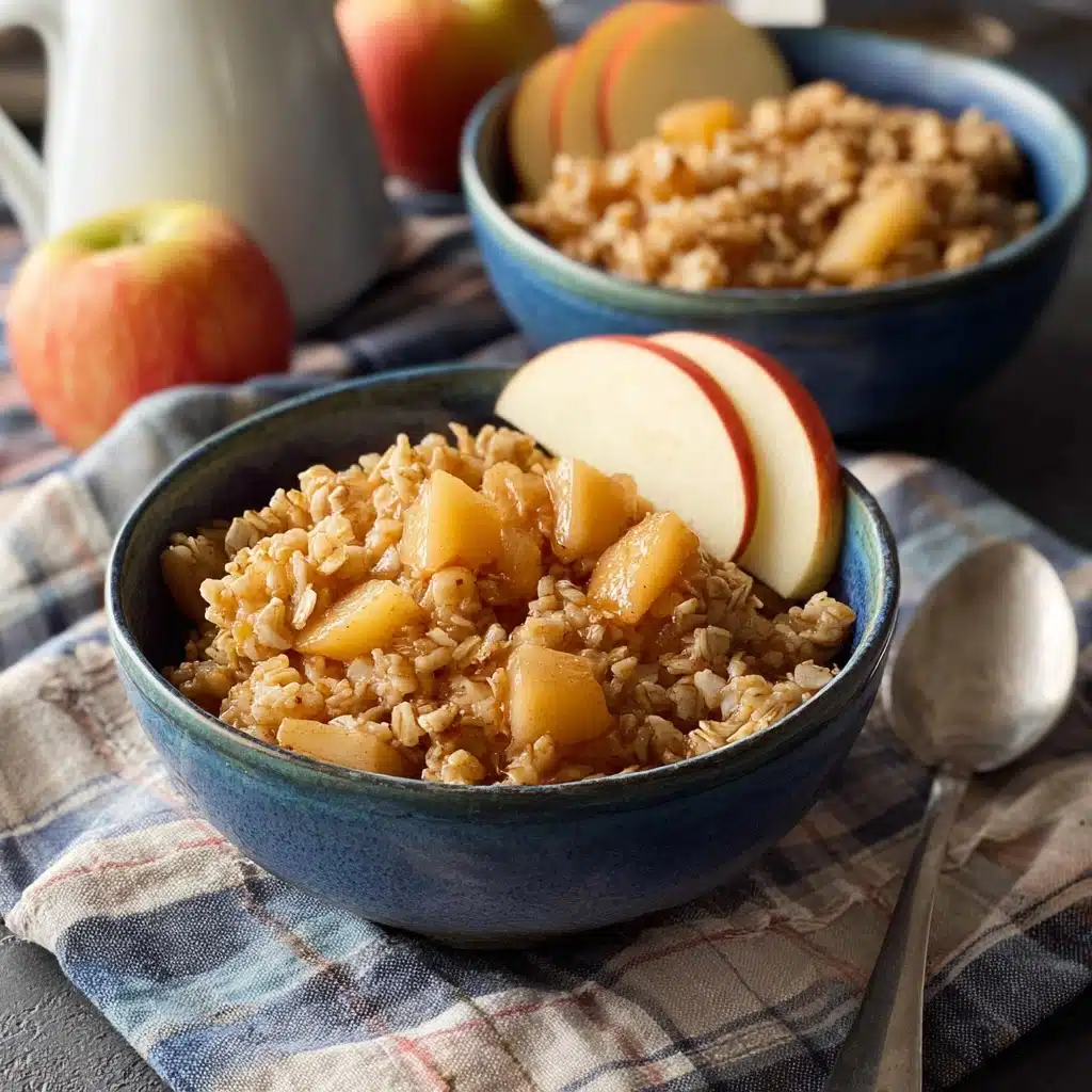 Slow Cooker Cinnamon Apple Breakfast Rice Recipe - Recipe Image