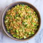Cucumber Edamame Rice Salad Recipe