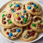 Peanut Butter M&M Chocolate Chip Cookies Recipe