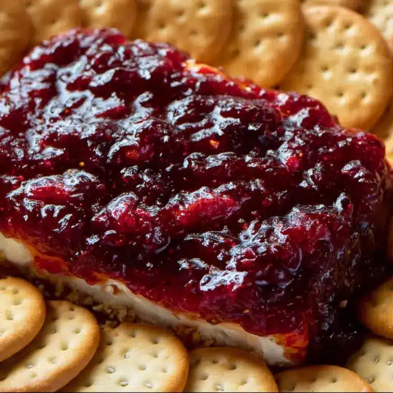 Cranberry Pepper Jelly Cheese Dip Recipe