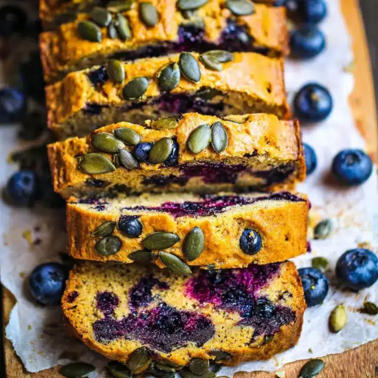 Pumpkin Blueberry Bread Recipe