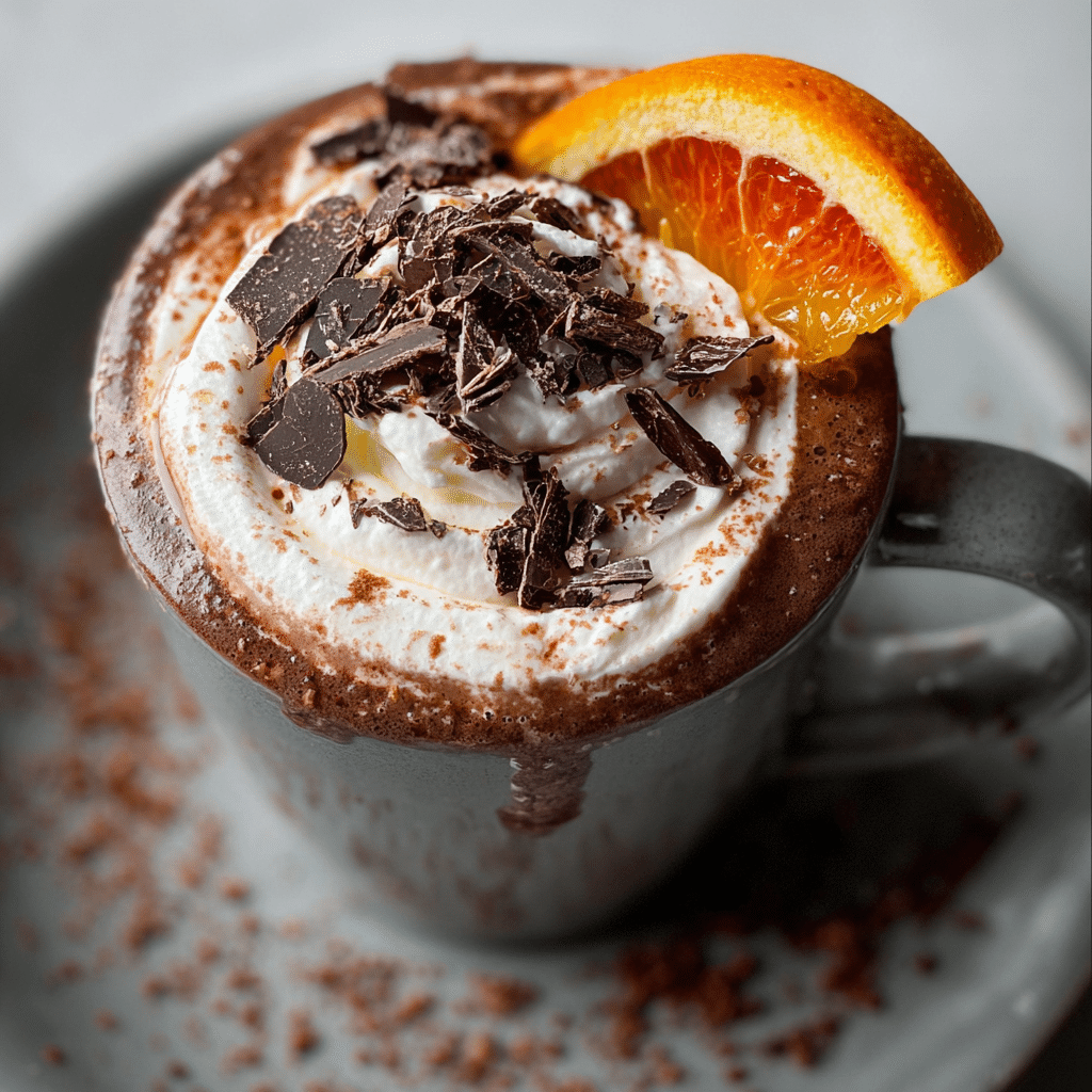 Orange Hot Chocolate Recipe - Recipe Image